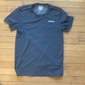 Adidas active shirt Mens small grey blue